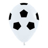 Sempertex 11 inch SOCCER BALL Latex Balloons