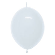 Sempertex 12 inch SEMPERTEX LINK-O-LOON - FASHION WHITE Latex Balloons 54002-B