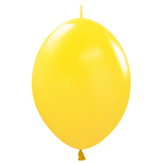 Sempertex 12 inch SEMPERTEX LINK-O-LOON DELUXE HONEY YELLOW Latex Balloons 54526-B