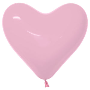 Sempertex 11 inch SEMPERTEX HEARTS - FASHION BUBBLE GUM PINK Latex Balloons 55133-B