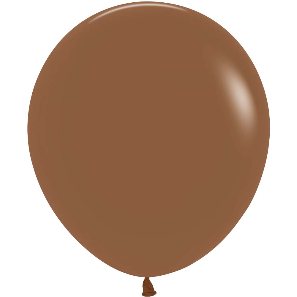 Sempertex 18 inch SEMPERTEX DELUXE COFFEE Latex Balloons 55160-B