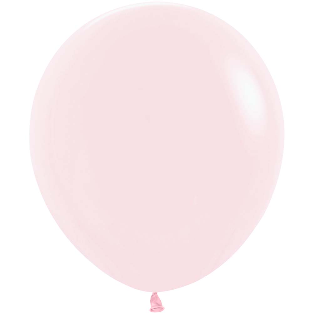 Sempertex 18 inch SEMPERTEX PASTEL MATTE PINK Latex Balloons 55174-B