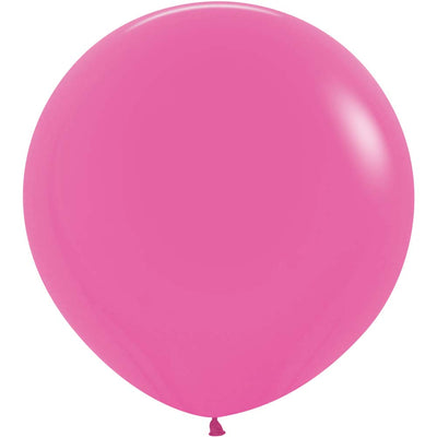 Sempertex 36 inch SEMPERTEX DELUXE FUCHSIA Latex Balloons 56010P2-B