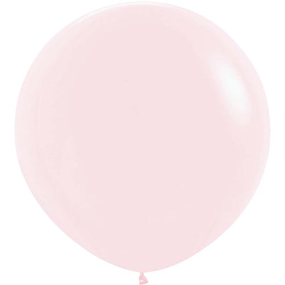 Sempertex 36 inch SEMPERTEX PASTEL MATTE PINK Latex Balloons 56174P2-B