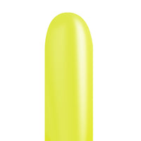 Sempertex 260S SEMPERTEX NEON YELLOW Entertainer Balloons 57053-B