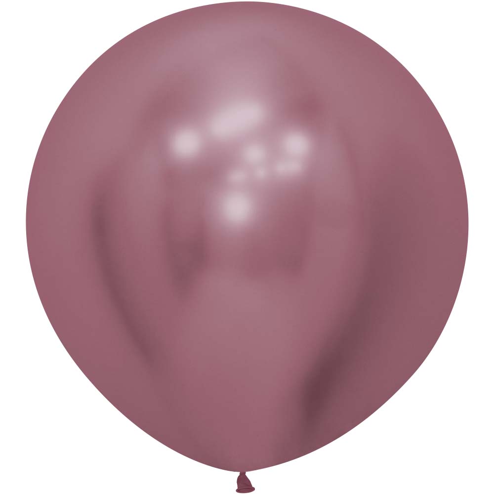 Sempertex 24 inch SEMPERTEX REFLEX PINK Latex Balloons 59141-B