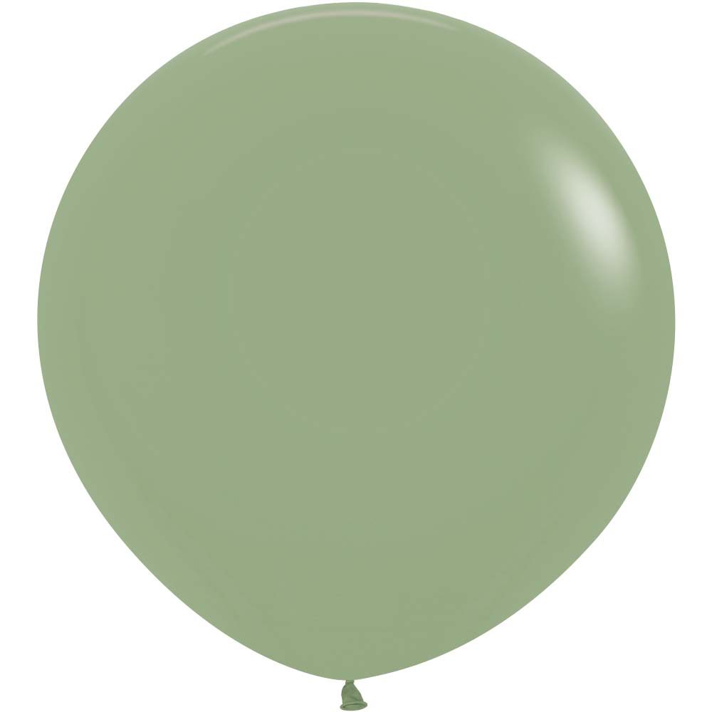 Sempertex 24 inch SEMPERTEX DELUXE EUCALYPTUS GREEN Latex Balloons 59360-B