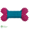 DUR Dog Toys DUR DOG TOYS - SMALL BONE IN FUCHSIA & CARIBBEAN BLUE - CREATED FROM RECYCLED BALLOONS Dog Toys 70161-D