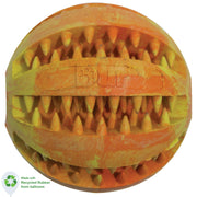 DUR Dog Toys DUR DOG TOYS - MEDIUM BALL IN YELLOW & ORANGE - CREATED FROM RECYCLED BALLOONS Dog Toys 70166-D