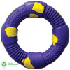 DUR Dog Toys DUR DOG TOYS - LARGE RING IN VIOLET & YELLOW - CREATED FROM RECYCLED BALLOONS Dog Toys 70170-D