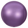 Party Brands 3D SPHERE - SATIN PURPLE Foil Balloon