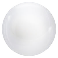 Party Brands 3D SPHERE - METALLIC WHITE Foil Balloon