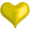 Ibrex 25 inch JELLY HEART - METALLIC GOLD Foil Balloon 805363-PB-U