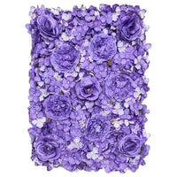 Party Brands 24 inch HYDRANGEA FLOWER PANEL - LAVENDER Silk Flowers 400252-PB