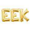 Anagram 16 inch EEK - ANAGRAM LETTERS KIT (AIR-FILL ONLY) Foil Balloon KT-400439-A-P