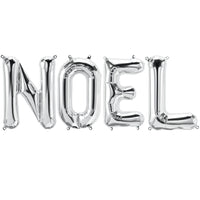 Northstar 16 inch NOEL - NORTHSTAR LETTERS KIT (AIR-FILL ONLY) Foil Balloon KT-400510-N-P