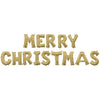 Anagram 16 inch MERRY CHRISTMAS - ANAGRAM LETTERS KIT (AIR-FILL ONLY) Foil Balloon KT-400521-A-P