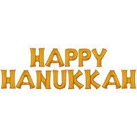 Anagram 34 inch HAPPY HANUKKAH - ANAGRAM LETTERS KIT Foil Balloon KT-400551-A-P