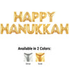 Betallic 40 inch HAPPY HANUKKAH - MEGALOON LETTERS KIT Foil Balloon