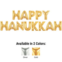 Betallic 40 inch HAPPY HANUKKAH - MEGALOON LETTERS KIT Foil Balloon