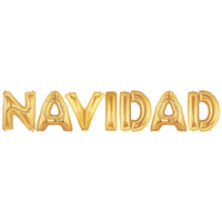 Betallic 40 inch NAVIDAD - MEGALOON LETTERS KIT Foil Balloon KT-400566-B-P