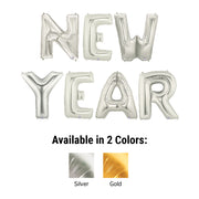 Betallic 40 inch NEW YEAR - MEGALOON LETTERS KIT Foil Balloon