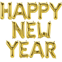 Northstar 16 inch HAPPY NEW YEAR - NORTHSTAR LETTERS KIT (AIR-FILL ONLY) Foil Balloon KT-400623-N-P