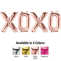 Northstar 16 inch XOXO - NORTHSTAR LETTERS KIT (AIR-FILL ONLY) Foil Balloon