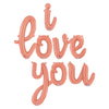 Betallic I LOVE YOU - BETALLIC SCRIPT LETTERS KIT (AIR-FILL ONLY) Foil Balloon KT-400690-B-P