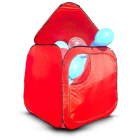 Silver Rainbow 4 foot BALLOON TRANSPORTER - CUBE (2 ZIPPERS & VELCRO TOP) Transport Bags PBT4x4-VB-SR