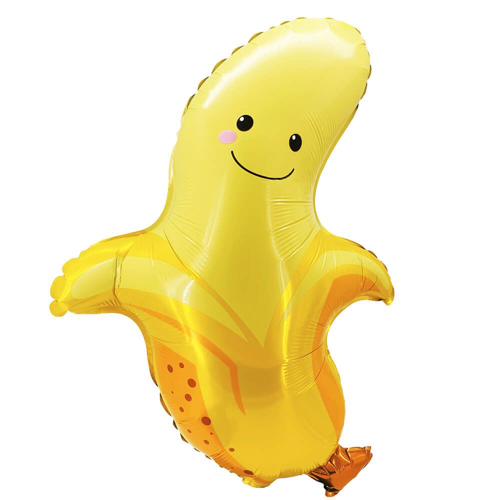 Party Brands 22 inch SMILING BANANA Foil Balloon 400273-PB-U