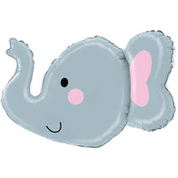 Betallic 29 inch DIMENSIONALS ELEPHANT Foil Balloon 35567P-B-P