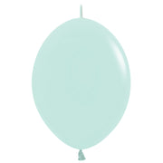 Sempertex 6 inch SEMPERTEX LINK-O-LOON PASTEL MATTE GREEN Latex Balloons 54376-B