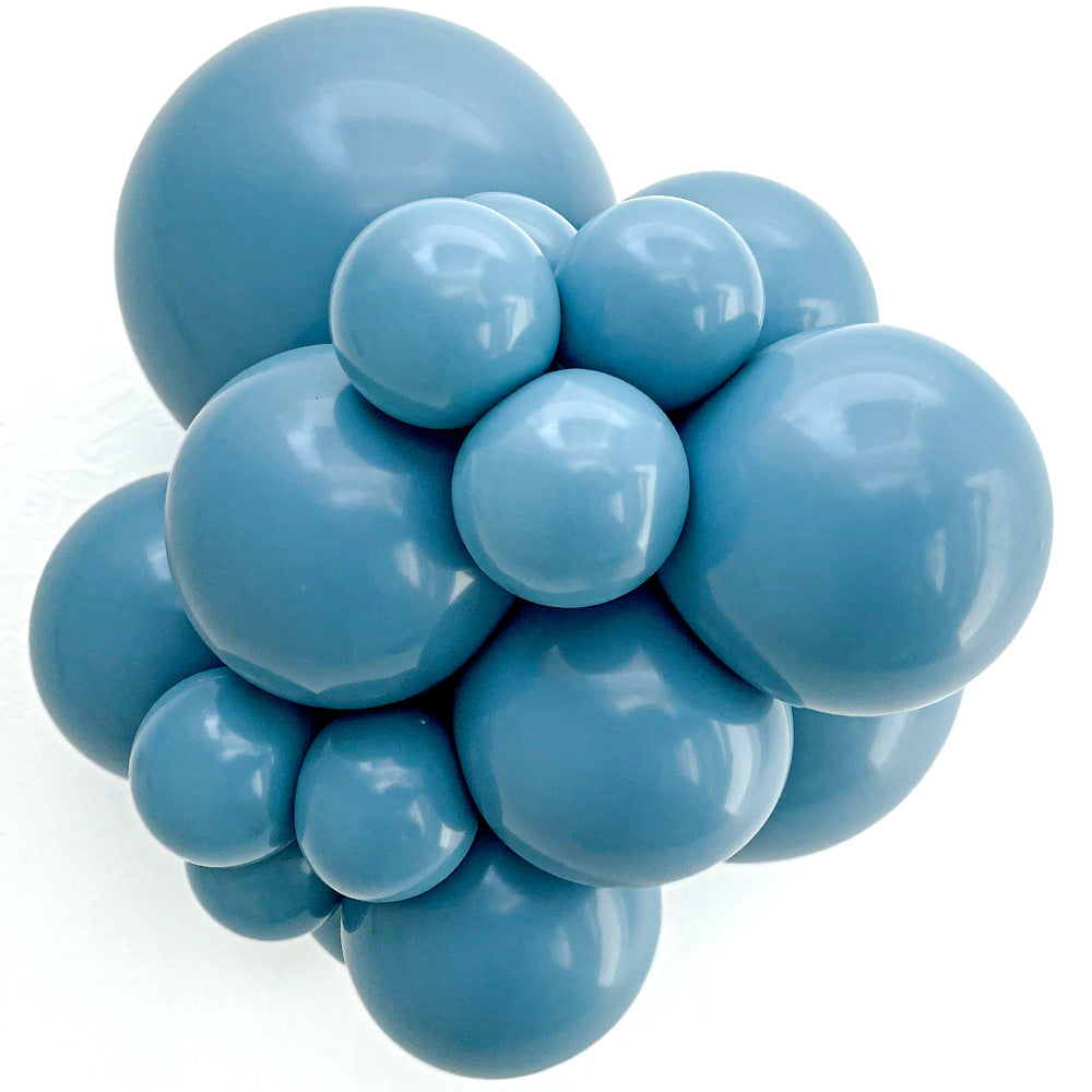 TUFTEX 24 inch TUFTEX BLUE SLATE Latex Balloons 24065-M