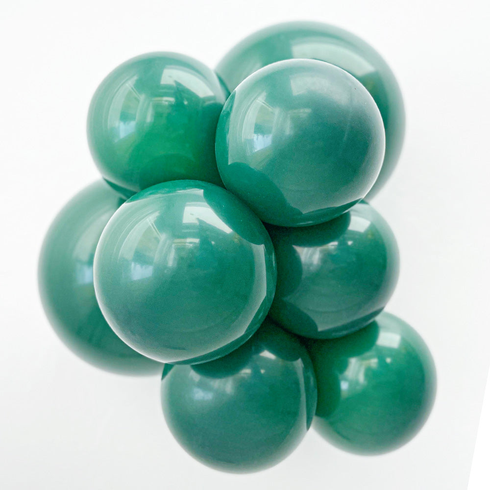 TUFTEX 5 inch TUFTEX CRYSTAL EMERALD GREEN Latex Balloons 15015-M