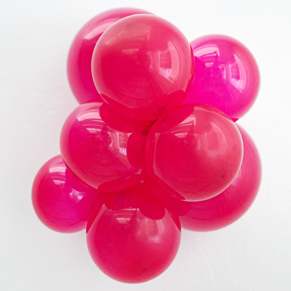 Tuftex 5 inch TUFTEX CRYSTAL MAGENTA Latex Balloons 15016-M