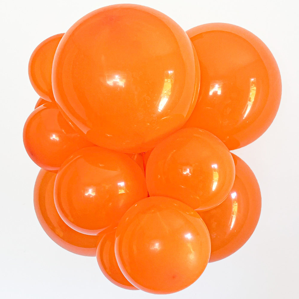 TUFTEX 11 inch TUFTEX CRYSTAL TANGERINE Latex Balloons