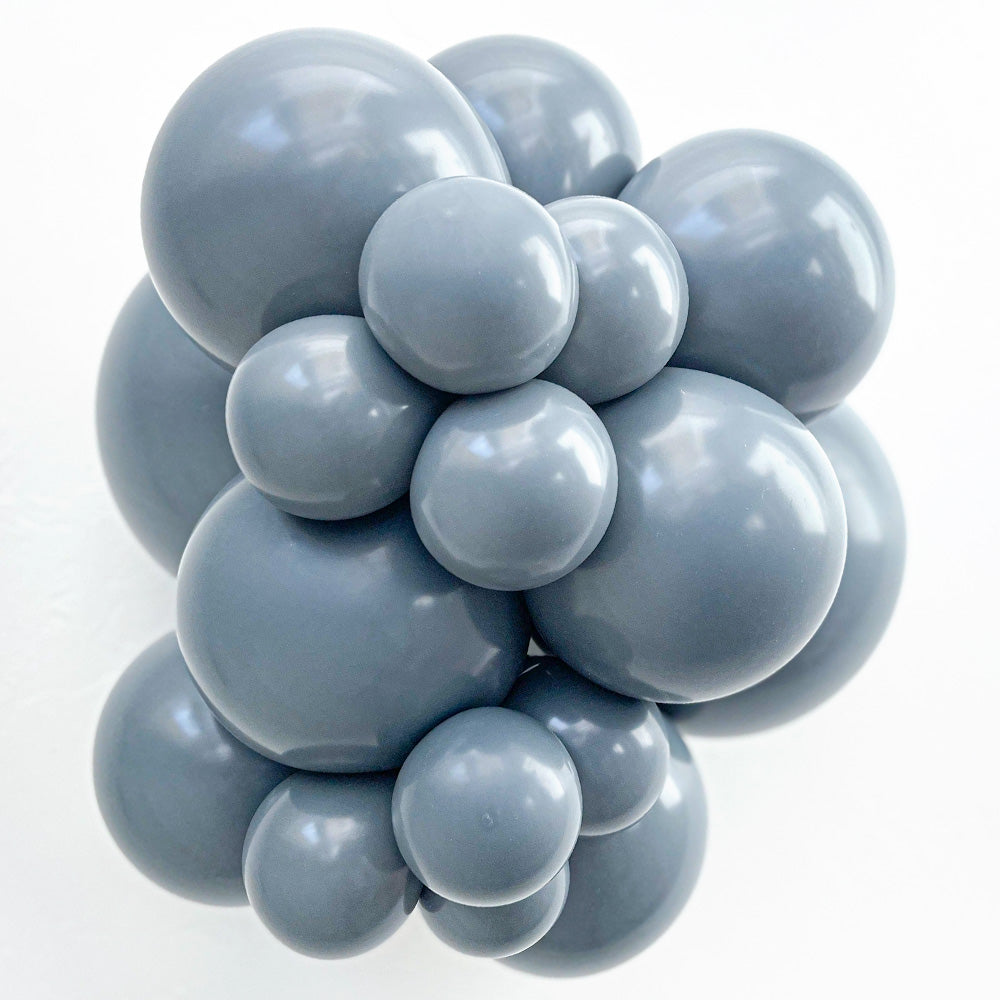 TUFTEX 5 inch TUFTEX GRAY SMOKE Latex Balloons 15080-M