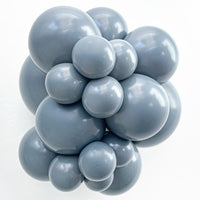 TUFTEX 17 inch TUFTEX GRAY SMOKE Latex Balloons 17080-M