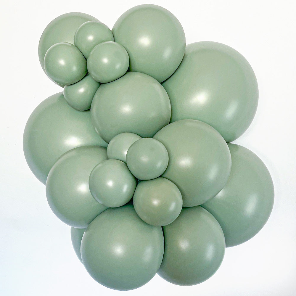 TUFTEX 5 inch TUFTEX MEADOW GREEN Latex Balloons 15056-M