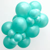 TUFTEX 5 inch TUFTEX METALLIC SEAFOAM GREEN Latex Balloons 15047-M