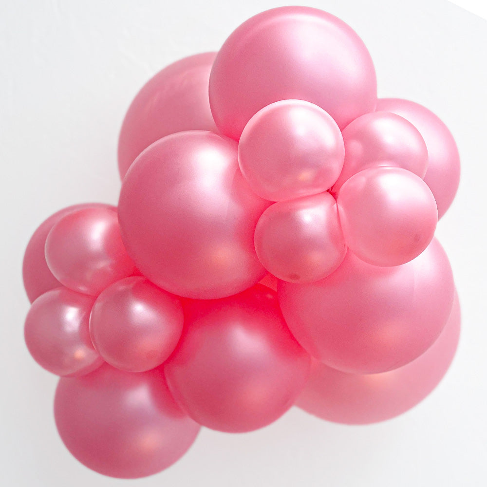 TUFTEX 36 inch TUFTEX METALLIC SHIMMERING PINK Latex Balloons 36038-M