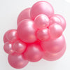 TUFTEX 24 inch TUFTEX METALLIC SHIMMERING PINK Latex Balloons 24038-M