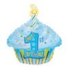 CTI 22 inch 1ST BIRTHDAY BOY CUPCAKE Foil Balloon 414068-C-U