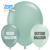 TUFTEX 11 inch TUFTEX PASTEL MINT - DOUBLE-STUFFING KIT (100 PK) Latex Balloons KT-400178-M