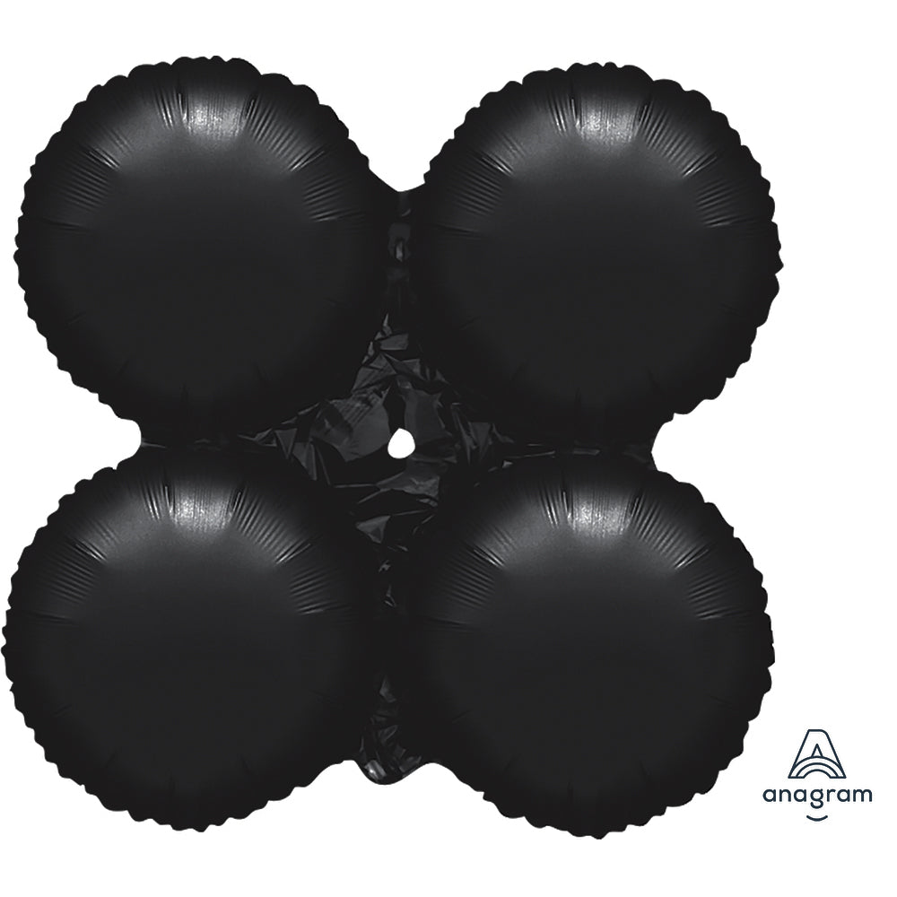 Anagram 13 inch MAGICARCH SMALL - METALLIC BLACK (AIR-FILL ONLY) Foil Balloon 23579-02-A-U