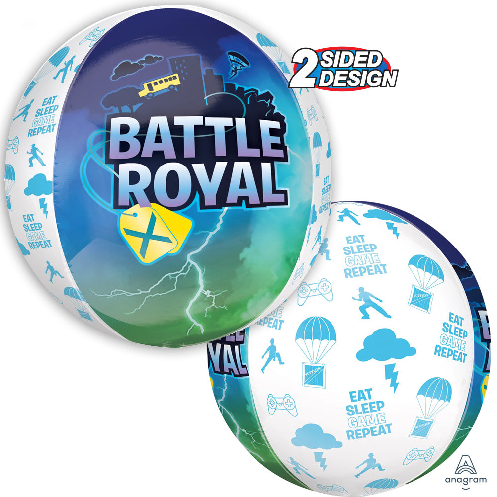 Anagram 16 inch BATTLE ROYAL ORBZ Foil Balloon 41101-01-A-P