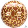 Anagram 16 inch GIRAFFE PRINT ORBZ Foil Balloon 42108-01-A-P