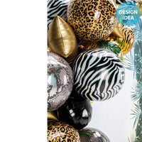 Anagram 16 inch LEOPARD PRINT ORBZ Foil Balloon 42109-01-A-P