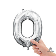 Anagram 16 inch LETTER O - ANAGRAM - SILVER (AIR-FILL ONLY) Foil Balloon 33040-11-A-P